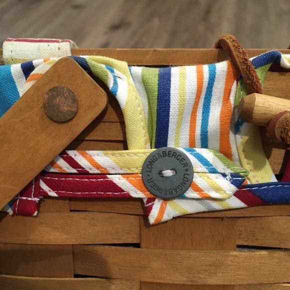 Longaberger Larger Picnic Basket #10324 / 2007 - Picture 8 of 16